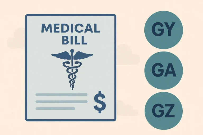 How to Bill with GY, GA, and GZ Modifiers