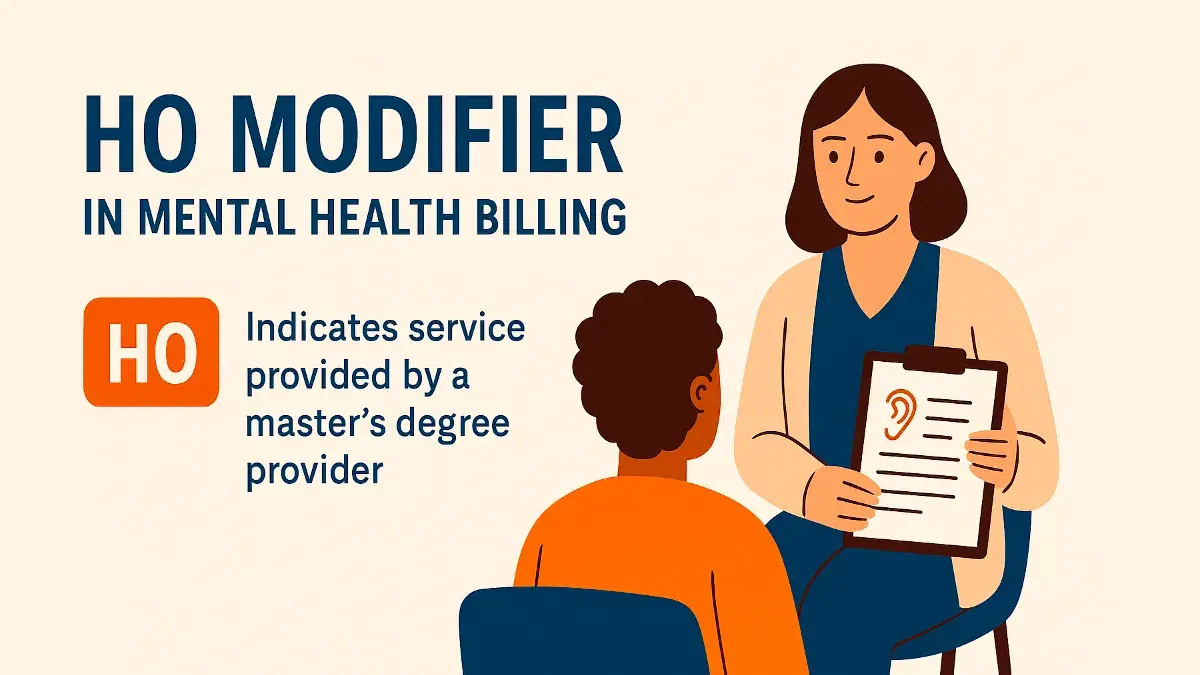 ho modifier for behavioral health guide